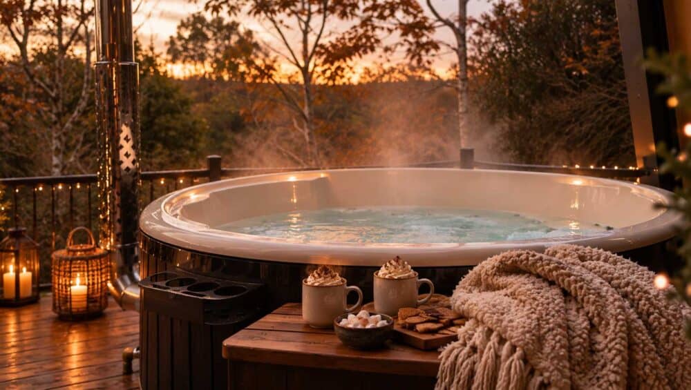 November Hot Tub Hygge